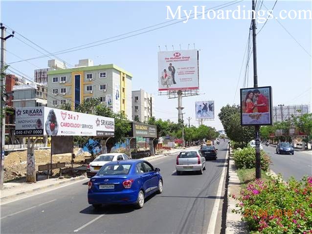 Hyderabad Unipole Company, Outdoor Media Agency Khanamet Kukatpally Road Hyderabad, Advertising company Hyderabad